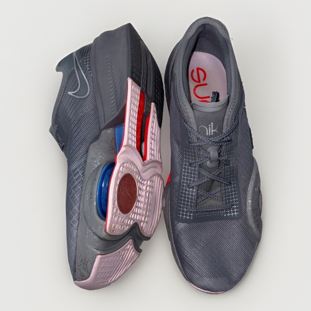 Nike Air Zoom SuperRep 3 Mens Pure Platinum Cool Grey Training Shoes Size 12